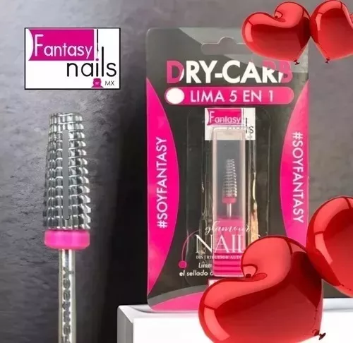 Punta 5 En 1 Sellado Punta Conica Lima Uñas Fantasy Nails